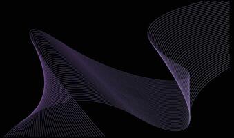 Curved Lines with Gradient Effect vector
