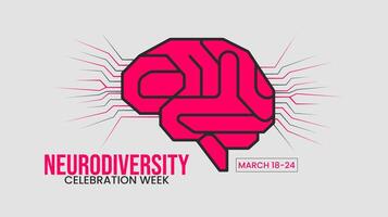 Neurodiversity Awareness Design, Supporting Inclusion and Acceptance vector