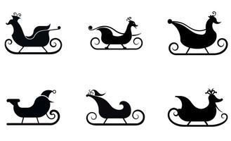 sleigh logo icon design vector
