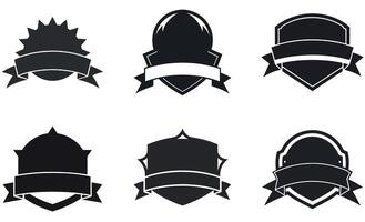 Ribbons and Shields Collection vector