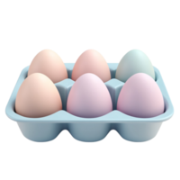 eggs in a tray on a background png