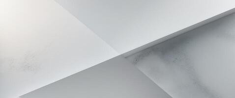 White abstract background with a white cube photo