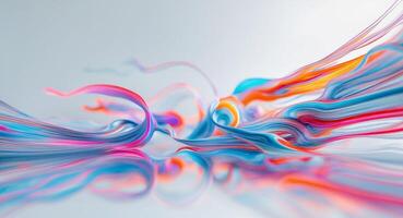 Intricate channels showcase mesmerizing displays of color and texture as abstract liquid plasma flows through photo