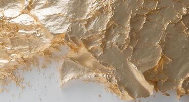 Abstract background metallic rough and noise gold foil texture. photo