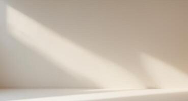 Soft neutral background with light and shadows. photo