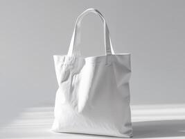 Cotton Tote Bag Branding Mockup white blank personalized photo