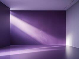 abstract empty light gradient purple studio room background for product. photo