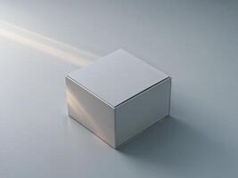Ultra Quality Image of Box Back Top View in Grey Background.Ultra Quality Image of Box Back Top View in Grey Background. photo