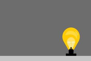 light bulb background best for template presentation vector