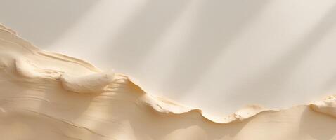Soft gradient textures of Venetian plaster illuminated by bright light photo