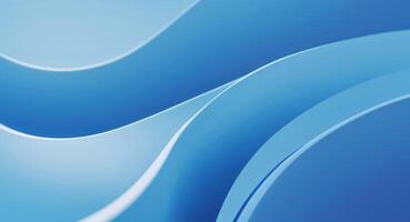 Blue Background with Smooth Curved Lines photo