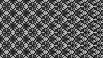 Seamless Black and White Geometric Pattern with Symmetrical Diamond Motif vector