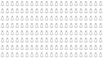 Pattern with Repeated Bell Shapes in a Minimalist Style Design vector