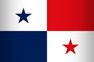 National Flag of the Republic of Panama vector