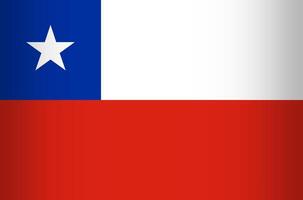 National Flag of the Republic of Chile vector