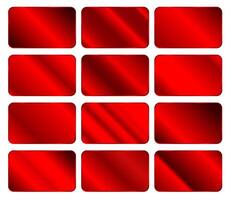 red Gradients Swatches Set.A collection of high-quality ingredients. vector