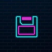 Floppy disk icon in trend style ready to use vector