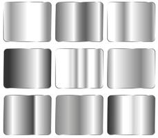 Set Of Silver Gradients. silver gradient vector