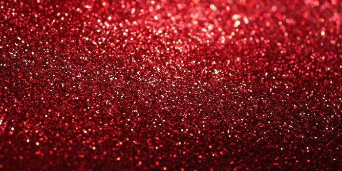 Red glitter sparkles create a vibrant and shimmering backdrop for festive celebrations and artistic projects photo