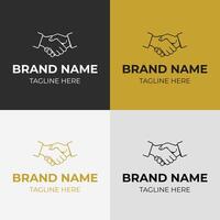 Set of Some Creative Business Type Logo Design Templates. vector