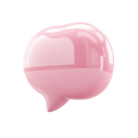 Unique Speech Bubble Illustration for Creative Designs, on the transparent Background. Format png
