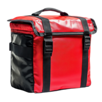Efficient Thermal Delivery Backpack for Hot Meals Outdoors, on the transparent Background. Format png