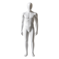 White Mannequin Silhouette on Clean Background for Creative Display, on the transparent Background. Format png