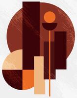 Abstract Geometric Modern Art Design vector