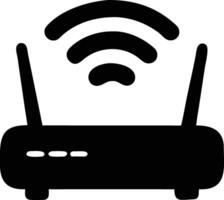 A Wi-Fi Router Icon vector