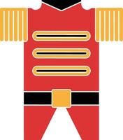 Nutcracker Soldier Costume Design vector