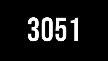 The displays a clear white number zero on a stark black background Creating a minimalist visual effect for various graphic purposes video