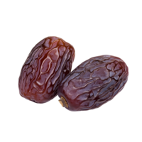 Two Fresh Medjool Dates on transparent Background, a Delicious and Nutritious Treat Concept png
