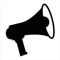 Megaphone icon on white background vector