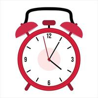 Flat design illustrations Alarm clock is isolated on white background vector