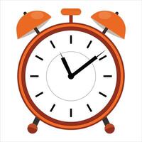 Alarm clock concept illustration on white backgound vector
