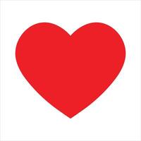 Heart icon.Red heart icon vector