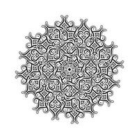 Mandala flat background design vector