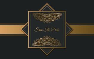 luxury invitation background style art ornamental pattern vector