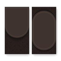 dark ornament pattern vertical card vector