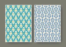 colorful abstract pattern art cover design vector