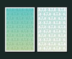 colorful minimal abstract pattern cover design style vector