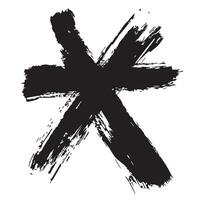 Forgotten Devotion Blackened Cross vector