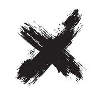 Worn Prayers Black Christian Symbol vector