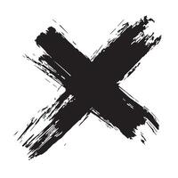 Rugged Reverence Distressed Black Cross vector