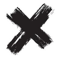 Diminished Cross Black Grunge Design vector
