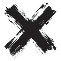 Hollow Shadows Distressed Cross Design vector