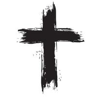 Sacred Scars Blackened Cross Texture vector