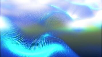 A looped background of bright waves flowing smoothly into each other. video