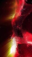 The abstraction of graceful red waves excites the imagination, immersing the mind in a unique creative atmosphere. video