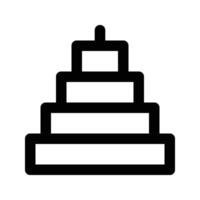 Cake Icon. symbol for mobile concept and web . illustration vector